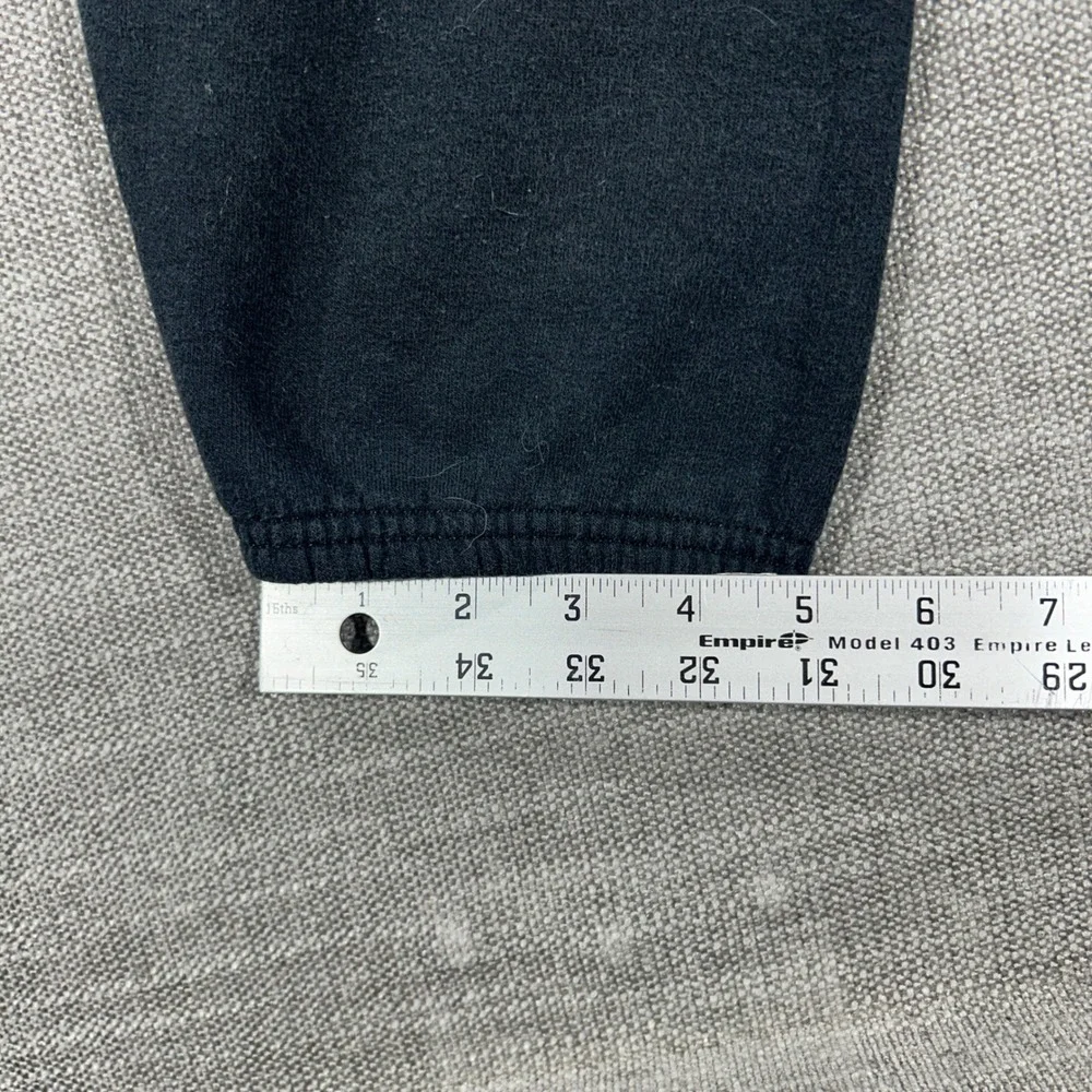 Fruit of the Loom Sweatpants Unisex Medium Black Good Elastic Waist Fleece
